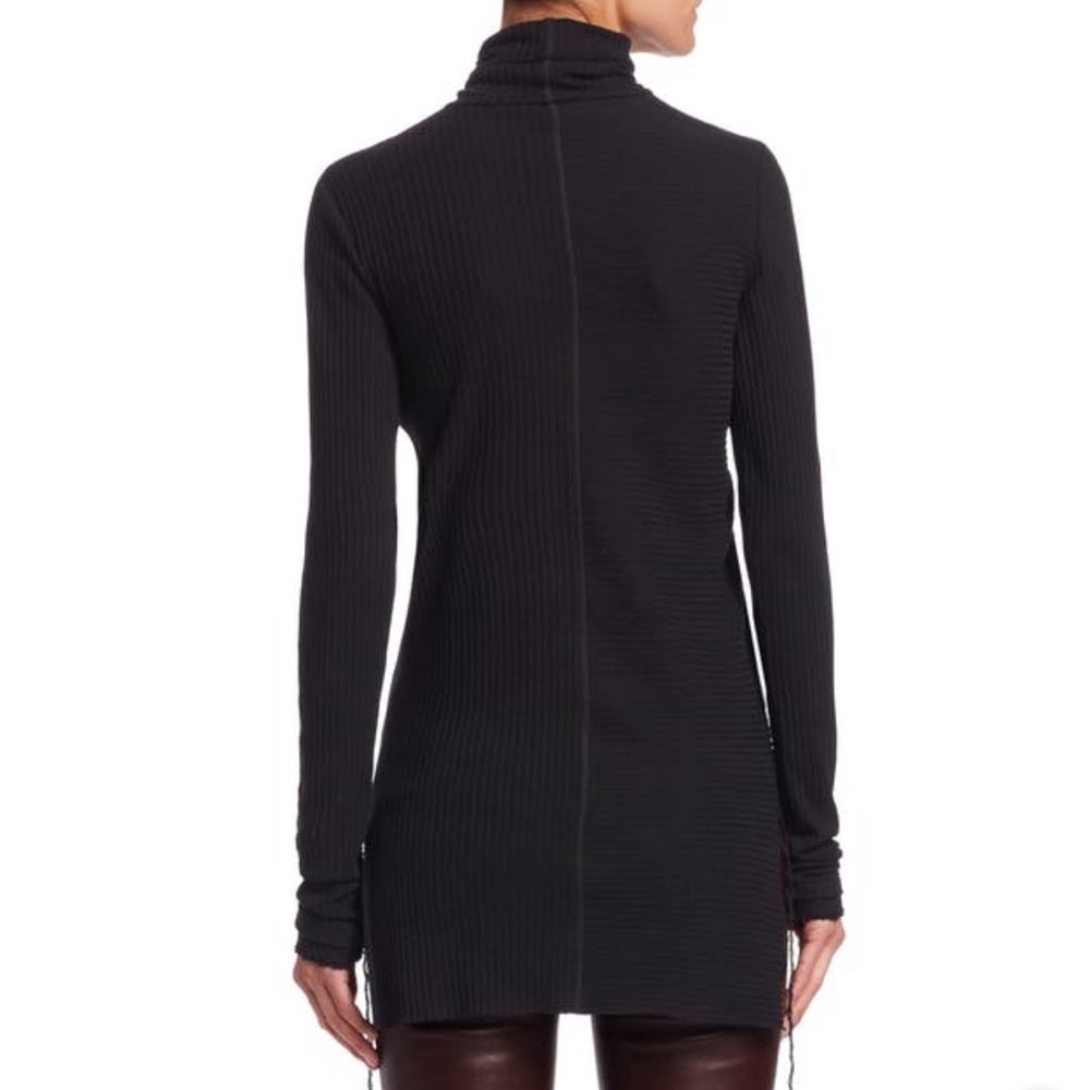 NWT Helmut Lang Longline Rib Turtleneck - Picture 3 of 8